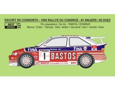 Decal – Escort RS Cosworth - Bastos rally team - Rallye du Condroz 1995